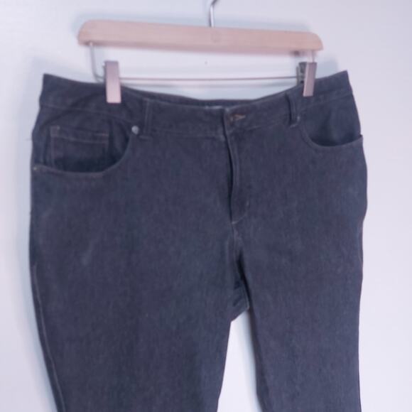 Coldwater Creek Classic Fit Gray Faded Denim Jeans 16 - Picture 2 of 6